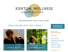 Tablet Screenshot of kentonwellness.com